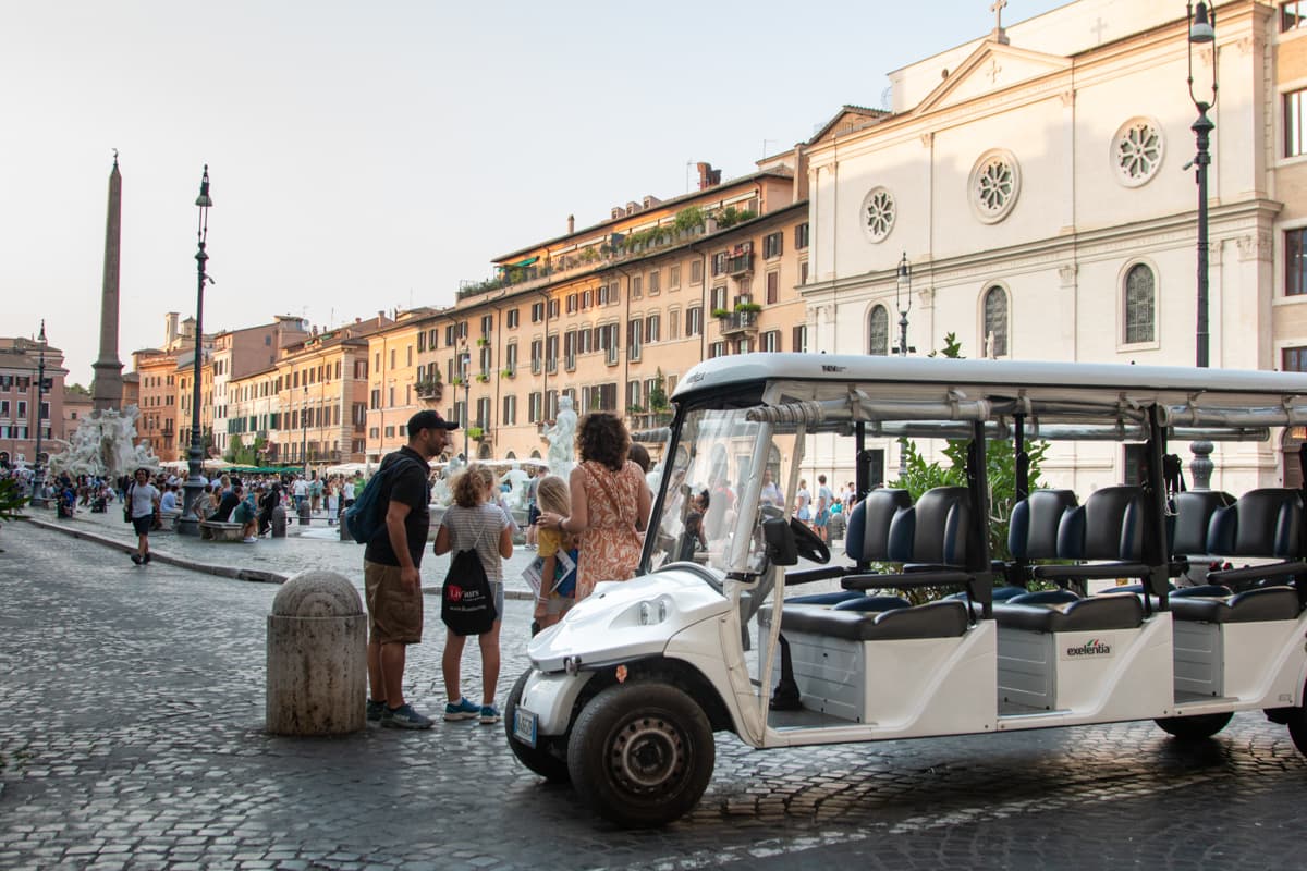 Private Rome Golf Cart Tour
